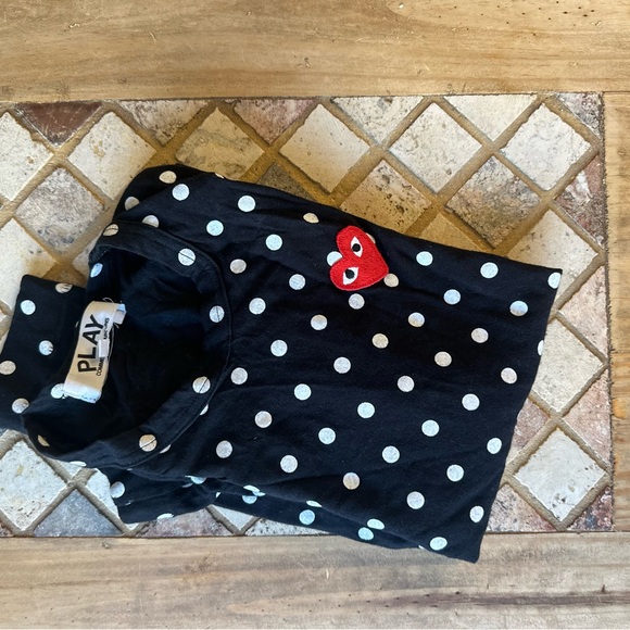 Comme des Garçons PLAY Polka Dot Shirt, Size XS, Preloved Excellent Condition - Picture 5 of 7